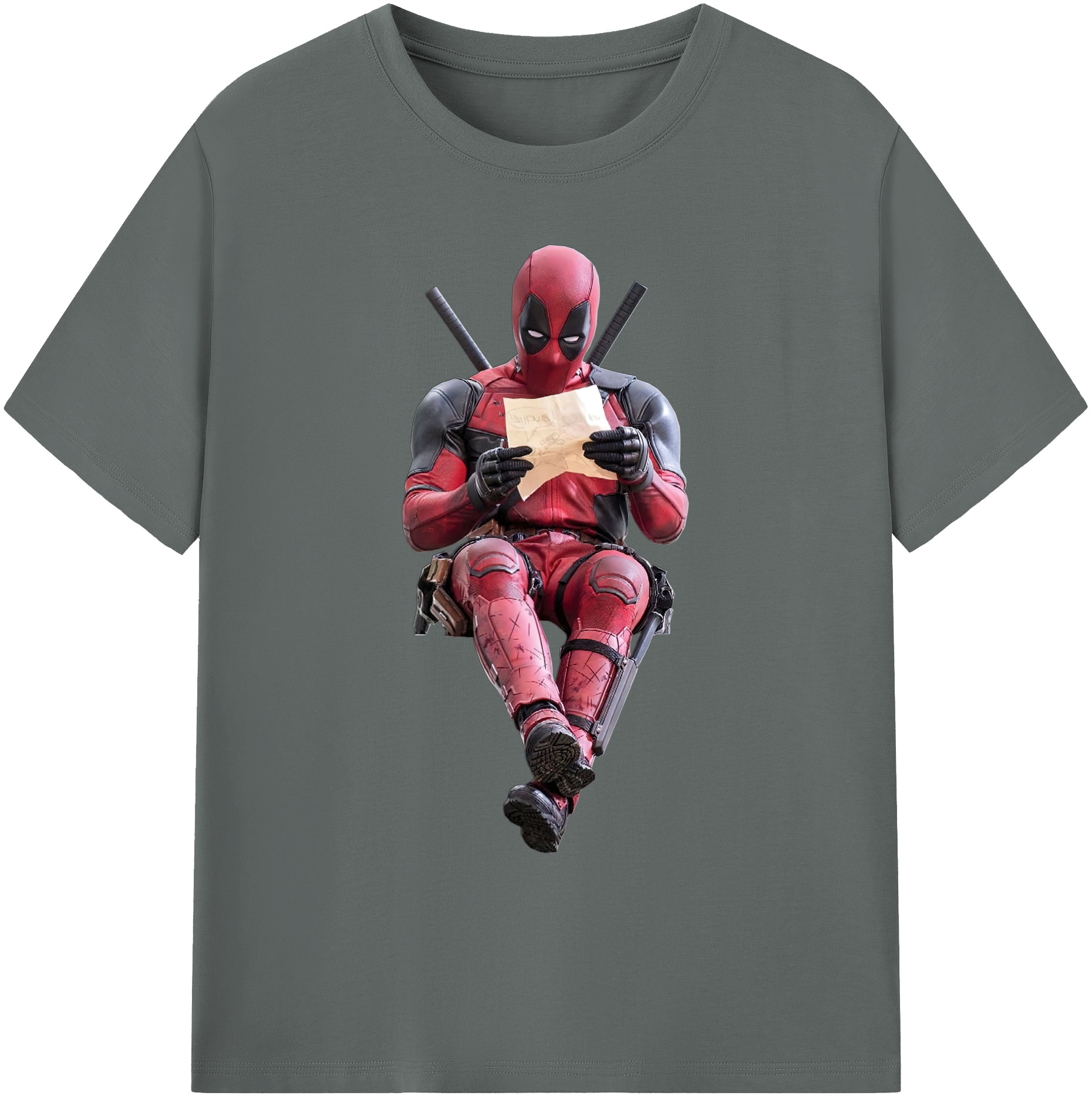 （画像用） Deadpool デッドプール 綿100％ メンズ半袖Tシャツ｜肌触りやわらか＆通気性